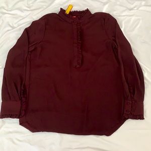 COPY - Catherine long sleeve burgundy blouse size…